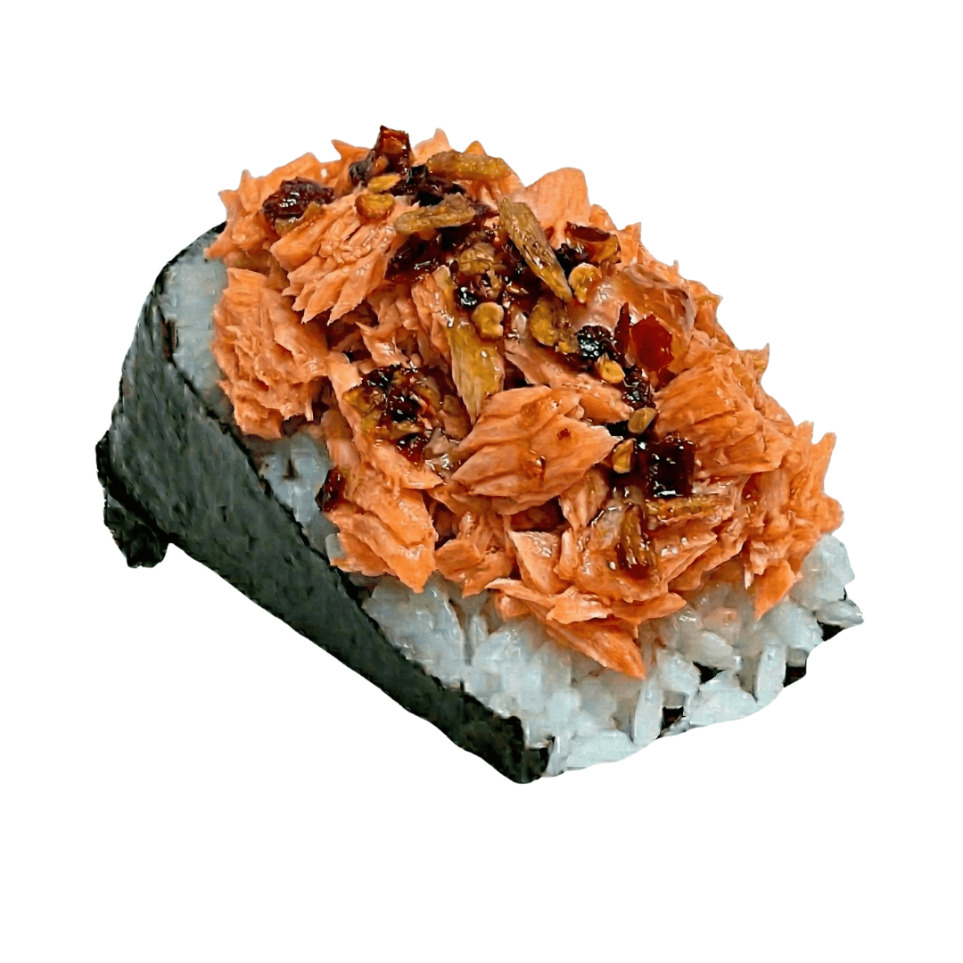 Soy Salmon w/ Chili Crisp Onigiri